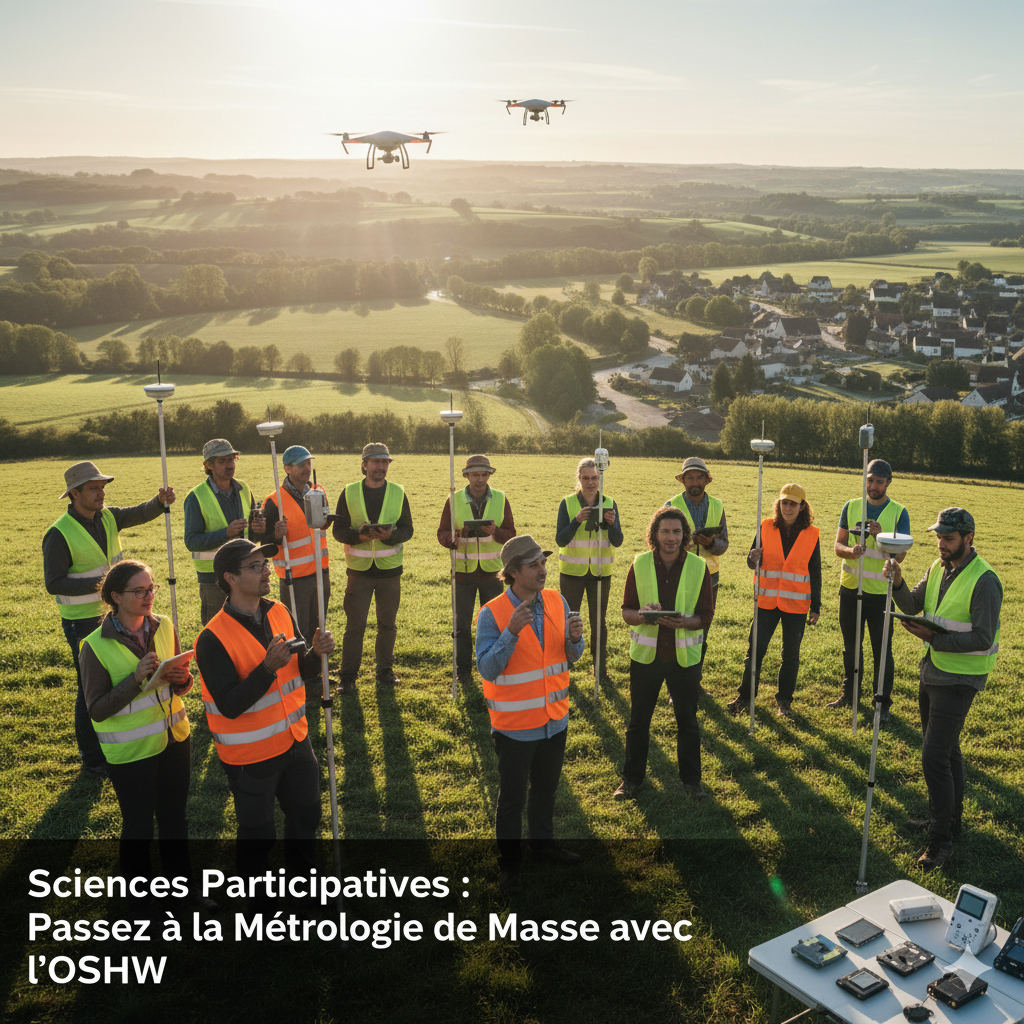 Sciences Participatives : Passez à la métrologie de masse avec l&rsquo;OSHW